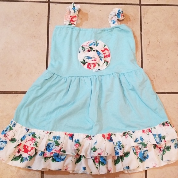 Girls boutique ruffle outfit size 120 (4 to 6) nWT - Picture 3 of 6